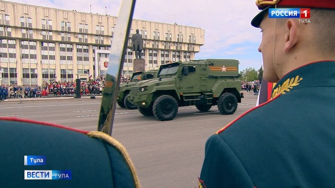 Военный парад в Туле. Специальный репортаж