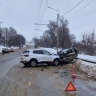 Водитель автомашины «Чери Тигго» в пригороде Саранска наехала на ВАЗ-21112, остановившийся для ремонта
