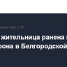 Мирная жительница ранена после атаки дрона в Белгородской области