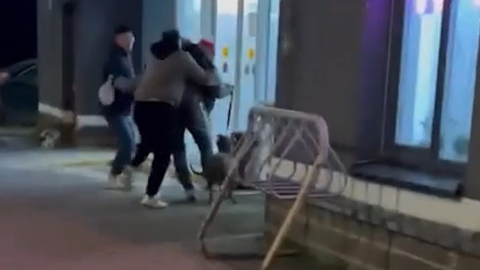 На Парашютной улице мужчина натравил пса на семейную пару На Парашютной улице мужчина натравил пса на семейную пару