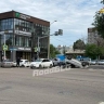 В  Благовещенске на перекрестке произошло ДТП с переворотом