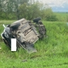 В пригороде Саранска LADA ВИС 234900 опрокинулась в кювет, водитель - в больнице