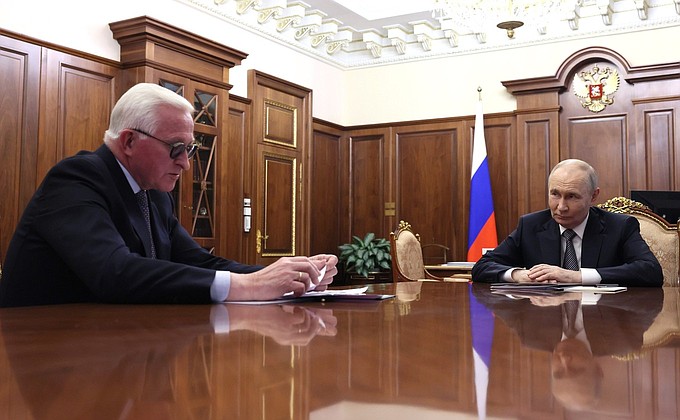 Встреча с президентом РСПП Александром Шохиным