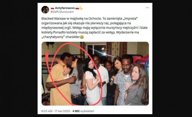 В День конституции Польши в Варшаве пройдёт межрасовая оргия