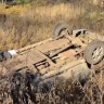 Под Ярославлем автомобиль перевернулся в кювете: водитель погиб