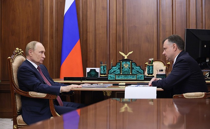 Встреча с временно исполняющим обязанности губернатора Ростовской области Юрием Слюсарем