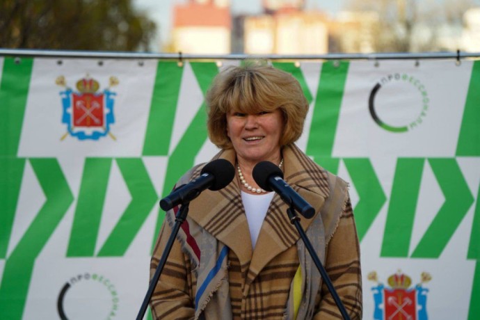 Ирина Потехина дала напутствие сборной команде Санкт-Петербурга перед финалом чемпионата «Профессионалы»