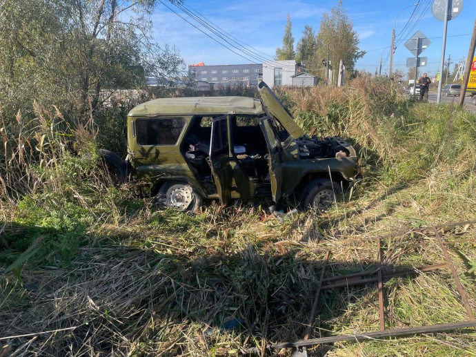 В Новгородском округе от столкновения двух машин пострадали два пешехода
