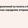 Из-за ограничений на полеты в Москве на запасные аэродромы отправили 51 самолет