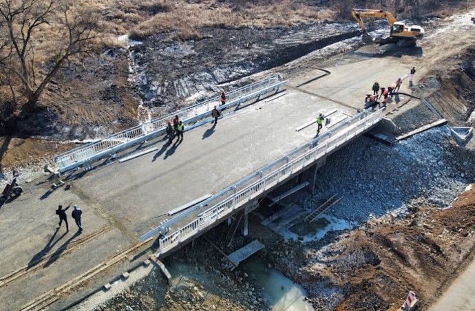 Два моста в Анучинском округе отремонтировали за полгода Два моста в Анучинском округе отремонтировали за полгода