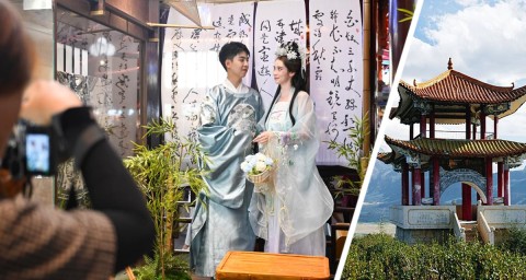 В Китае начали заманивать туристов необычными фотосессиями: иностранцы от них в восторге