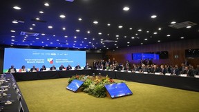 Михаил Мишустин и Вице-президент Бразилии Жералдо Алкмин приняли участие в работе Российско-Бразильского бизнес-форума