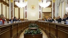 Встреча Михаила Мишустина с депутатами фракции партии «Справедливая Россия» в Государственной Думе