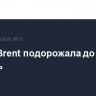 Нефть Brent подорожала до $64,3 за баррель