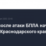 Пожар после атаки БПЛА начался в Тамани Краснодарского края