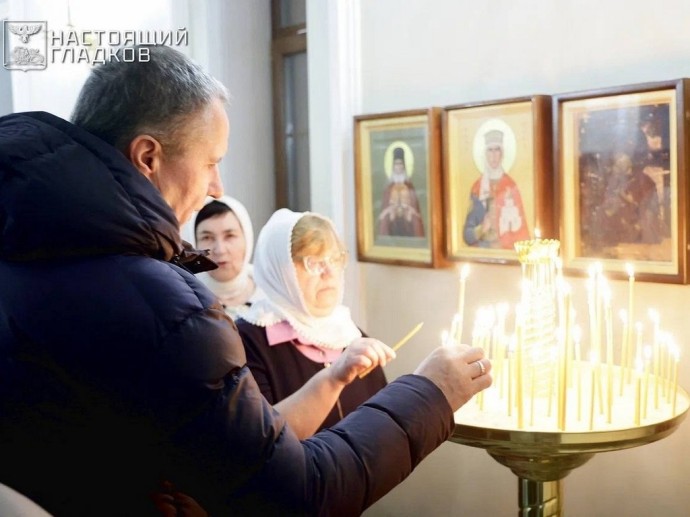 Вячеслав Гладков поздравил белгородцев с Рождеством (видео)