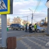 "Занесло на гололёде": в Южно-Сахалинске не разъехались седан и внедорожник