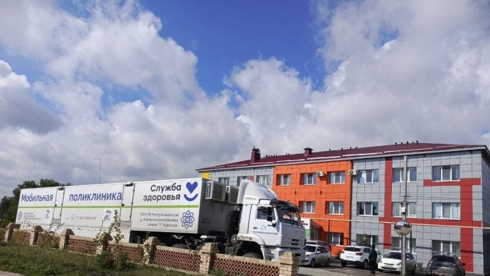 В районе Башкирии завершил первую неделю работы поезд здоровья