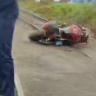 В Благовещенске пьяный мотоциклист получил травмы в ДТП