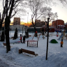 В Курске в парке Пионеров подростки повредили декоративную фигуру зайца