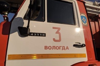 Два пожара произошло в Вологде за минувшие сутки