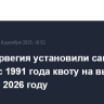 РФ и Норвегия установили самую низкую с 1991 года квоту на вылов трески в 2026 году