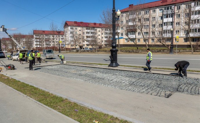 До 15 мая в Южно-Сахалинске устранят все разрытия, которые устроили при прокладке коммуникаций