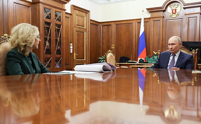 Встреча с Заместителем Председателя Правительства Татьяной Голиковой