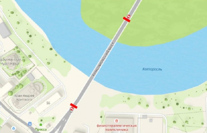 Комсомольский мост в Ярославле закрывают на ремонт