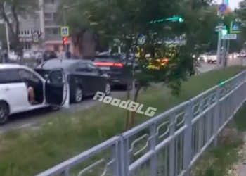 В Благовещенске мужчина пострадал в тройном ДТП