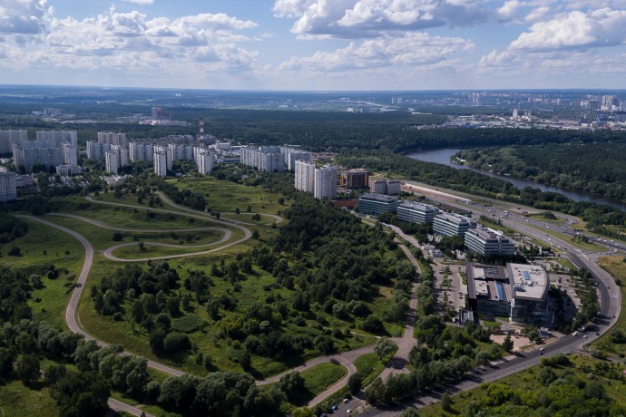 В «Крылатских холмах» начался финальный этап благоустройства Малого кольца велотрассы