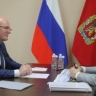 Дмитрий Чернышенко провёл рабочую встречу с губернатором Красноярского края Михаилом Котюковым