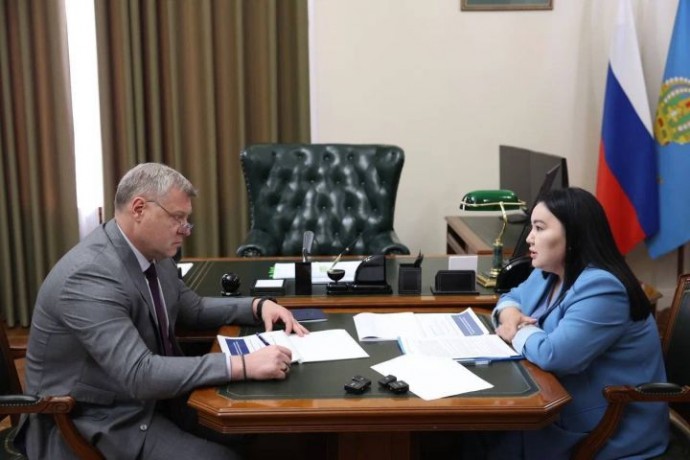 Глава Володарского района рассказала губернатору о достижениях и проблемах