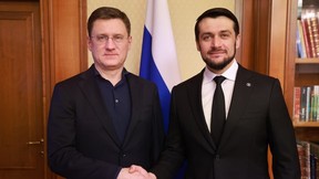 Александр Новак встретился с председателем правительства Республики Алтай Александром Прокопьевым