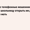 В Москве телефонные мошенники убедили школьницу открыть им дверь и убили ее мать