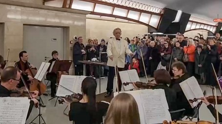 Александр Беглов: Чтобы попасть на концерт классической музыки, в Петербурге иногда достаточно просто оказаться в метро