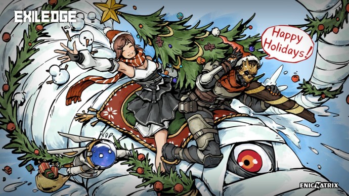 Рождественские открытки от игровых студий