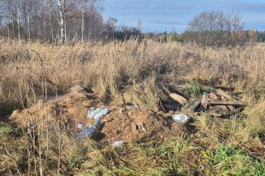 В Волжском районе Марий Эл обнаружена незаконная свалка