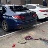 Вандал повредил несколько автомобилей на Муринской дороге