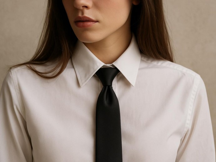 Забудь о строгих костюмах: галстук снова возвращается, но в новом — дерзком и неожиданном — исполнении