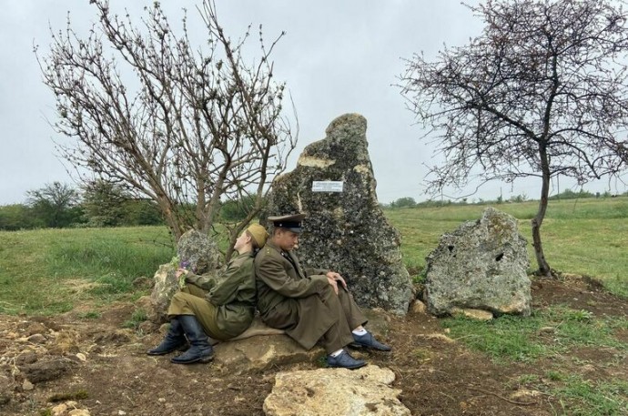 В Крыму открыли партизанскую Поляну памяти