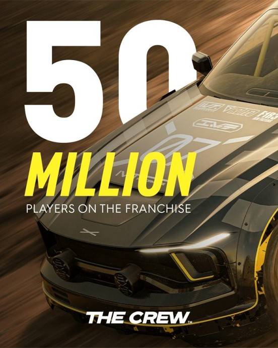 Серия гоночных игр The Crew за 11 лет привлекла внимание 50 миллионов человек
