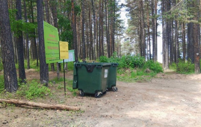 На популярных в Бурятии озёрах установили контейнеры для отходов