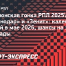 «Краснодар» или «Зенит»: кто станет чемпионом? Расклад перед 28-м туром РПЛ