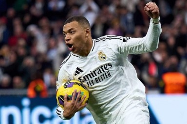 Мбаппе забил за "Реал" три гола в матче Лиги чемпионов за 6 минут и 42 секунды