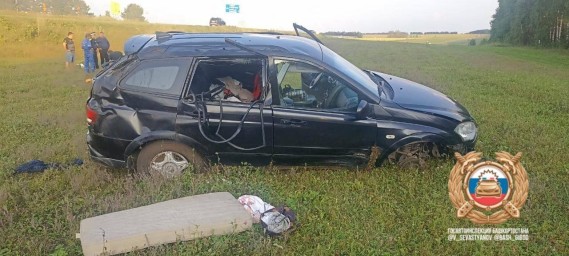 В Башкирии в ДТП на трассе погибла пенсионерка