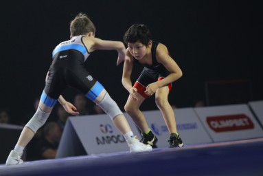 Юные борцы впервые выступили на турнире Дмитрия Коркина