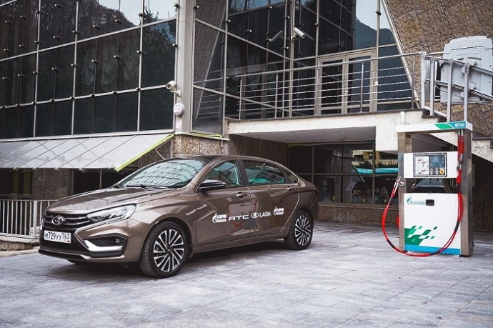 В России стартовали испытания двухтопливной версии Lada Aura В России стартовали испытания двухтопливной версии Lada Aura
