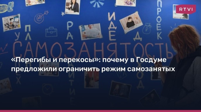 Госдума предлагает ограничить режим самозанятых после 2029 года