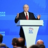 Владимир Путин выступил на съезде «ЕР» с патриотическими заявлениями